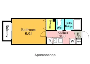 オレンジコート【101号室】の間取り