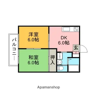 DIASK1【201号室】の間取り