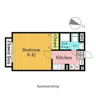 グリーンクラブ大宮【2階】の間取り