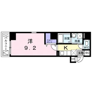 アストル吉敷町【4階】の間取り