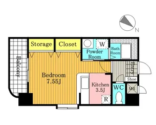 カーサ グランデ【301号室】の間取り
