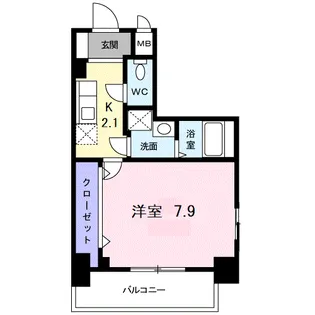 メルヴェーユ【3階】の間取り