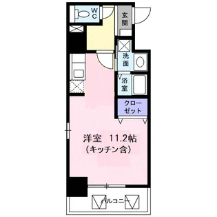メルヴェーユ【4階】の間取り