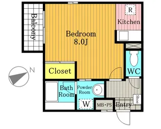 ハウスアヴェニュー【1階】の間取り