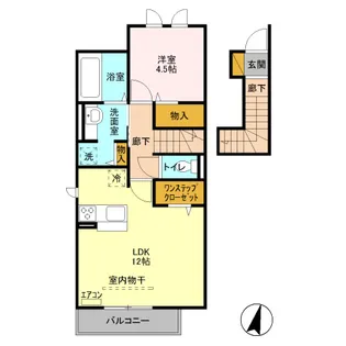 FRAGRANT SUMIRE【2階】の間取り