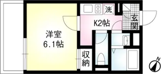 コンフォート桜木【1階】の間取り