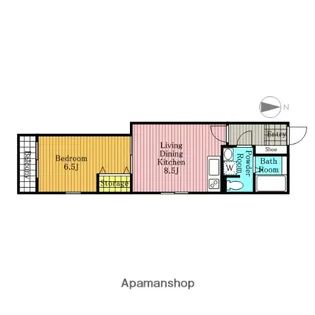 クレアコート大宮【3階】の間取り