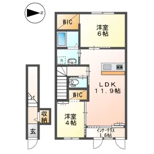 サンフォレスタ【2階】の間取り