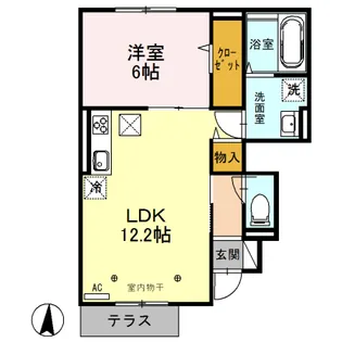 グランデ Ⅰ【1階】の間取り