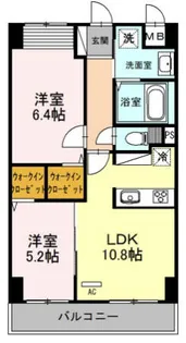 グランチェスタ【5階】の間取り