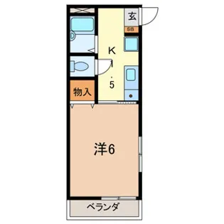 埼玉県さいたま市大宮区上小町【アパート】の間取り