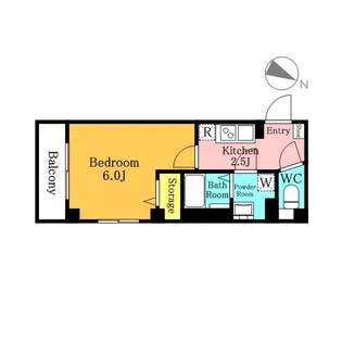 サンシエ大宮【1階】の間取り