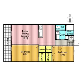 パークアベニュー【2階】の間取り