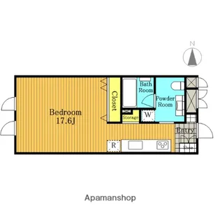ゼルコヴァ【2階】の間取り