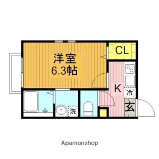 埼玉県さいたま市西区大字指扇【アパート】の間取り