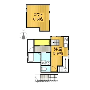 埼玉県さいたま市西区大字土屋【アパート】の間取り