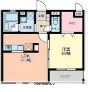埼玉県さいたま市大宮区櫛引町1丁目【マンション】の間取り