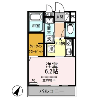 エギスハイム【3階】の間取り