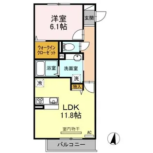 セントポーリア【3階】の間取り