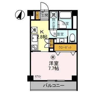 アース【2階】の間取り