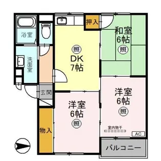 日進セントラルハイツ C【2階】の間取り