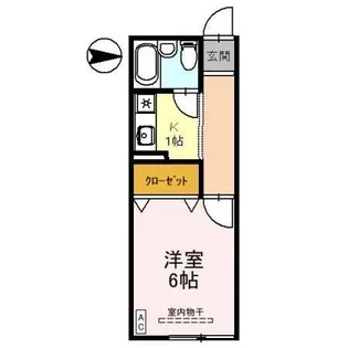 パフィオニッシン【2階】の間取り