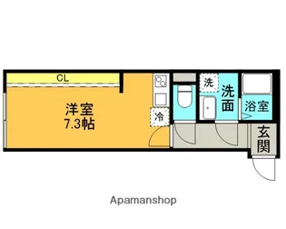 AMBITION西区土屋【1階】の間取り