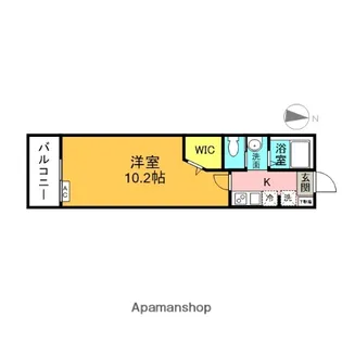 ティアラ西大宮【203号室】の間取り