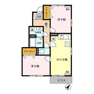 レガーロ A【1階】の間取り