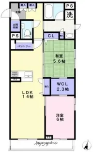 埼玉県さいたま市大宮区桜木町4丁目【マンション】の間取り