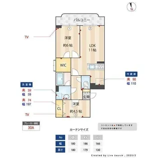 荻嶋グリーンハイツ【3階】の間取り