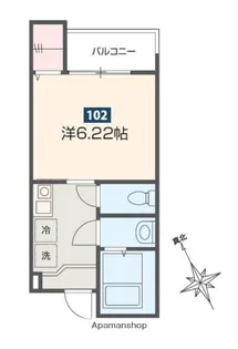 埼玉県さいたま市西区大字指扇【アパート】の間取り