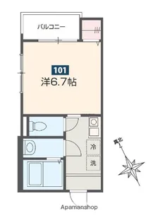 ボヌール指扇【1階】の間取り