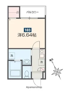 埼玉県さいたま市西区大字指扇【アパート】の間取り