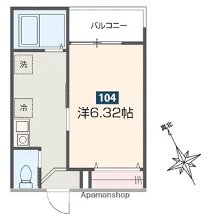 埼玉県さいたま市西区大字指扇【アパート】の間取り
