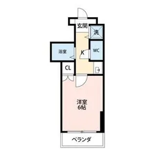 林マンション【2階】の間取り