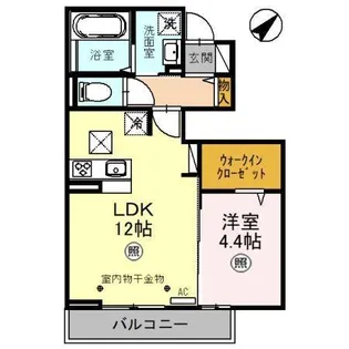 SOLANA彩【1階】の間取り