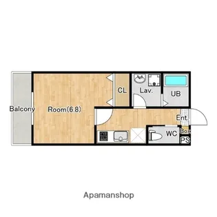 ジーメゾン西大宮アウリス【1階】の間取り