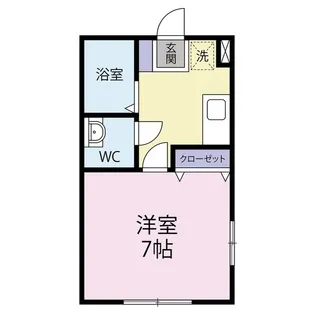 埼玉県さいたま市西区西大宮1丁目【アパート】の間取り