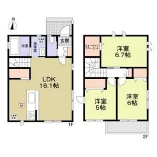 埼玉県さいたま市西区西大宮4丁目【一戸建】の間取り