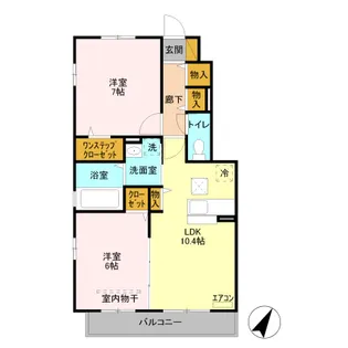 マルベリー II【1階】の間取り