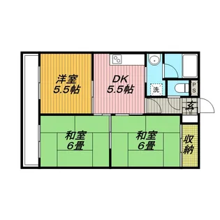 セレン指扇ハイム【201号室】の間取り
