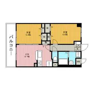 フローリッシュ【3階】の間取り