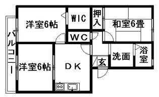 ロイヤルシャトー金子【2階】の間取り