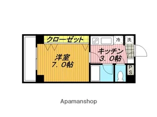 グリーンコート大門【103号室】の間取り