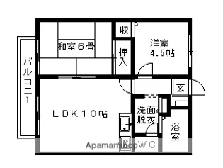 フロイデ【2階】の間取り