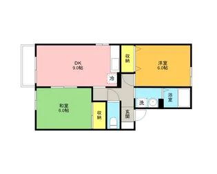 メゾンドール 壱番館【1階】の間取り