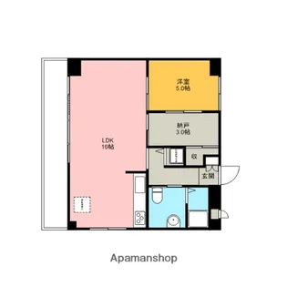 さくらヴィレッジ【402号室】の間取り