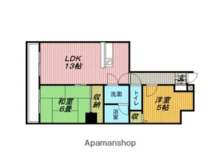コスモ大宮グランビザージュ【309号室】の間取り