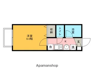 アゼリアヒルⅠ【106号室】の間取り